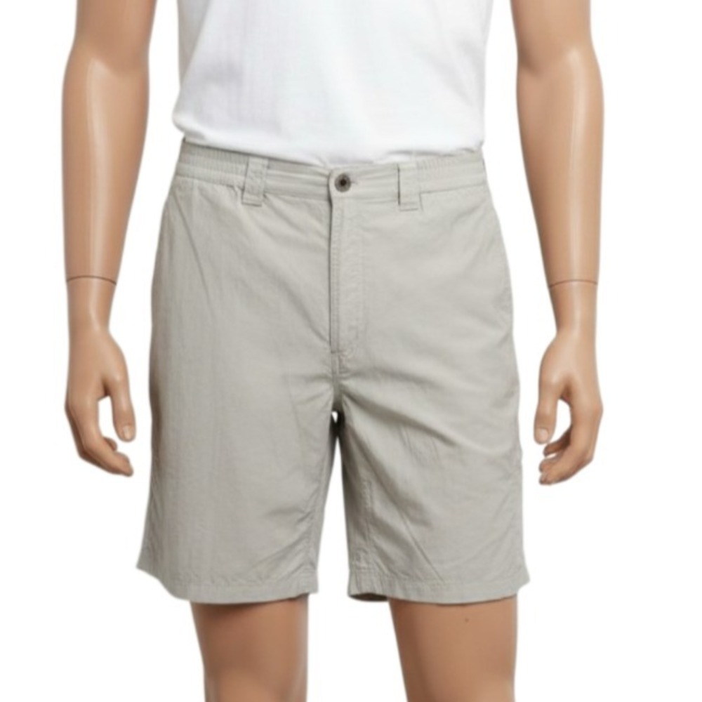 ExOfficio Cargo Shorts Mens XL 40 - 42 Silver Gray NylonQuick Dry Elastic Waist